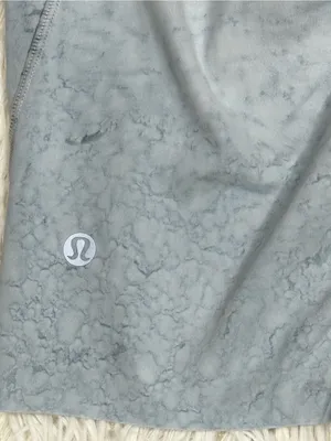 Lululemon Fast and Free HR Short 10" City Grit White Blue Fog thumbnail 4