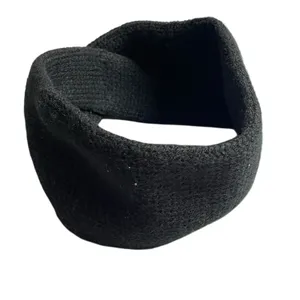 Aritzia Sunday Best Womens Black Waffle Knit Gym Athletic Activewear Headband OS thumbnail 2