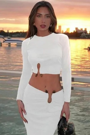 Local Boutique Matching Set White Size L thumbnail 1