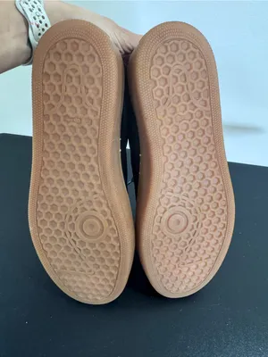 Jenni Kayne Black Canvas Sneakers with Tan Gum Sole thumbnail 8