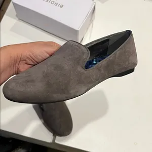 Birdies Starling slip on gray suede flats women’s size 7 thumbnail 6
