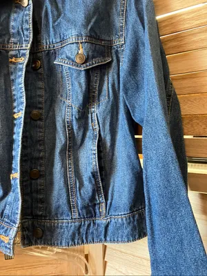 Faded Glory Blue Denim Jacket Large thumbnail 4