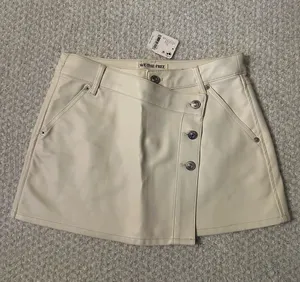 NWT We The Free Leather Asymmetrical Skirt thumbnail 1
