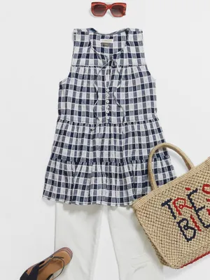 Anthropologie Pilcro‎ Neve Tiered Blouse XS thumbnail 3