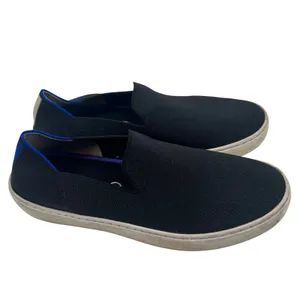 Rothy's Original Slip On Sneaker Casual Flats Shoes Womens US 8 black comfort thumbnail 2