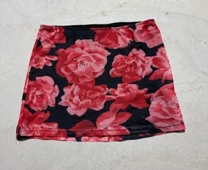superdown Electra Mini Skirt Rose Print XS thumbnail 1
