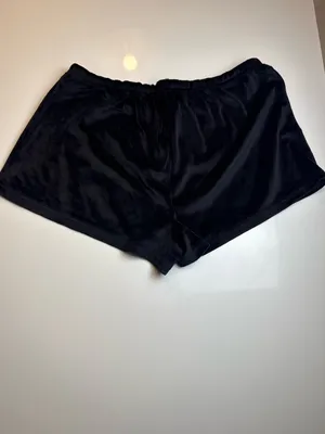 Juicy Couture Black Velour Women's Lounge Shorts Size‎ M thumbnail 2