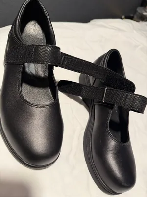 Propet Black Women's Mary Jane comfort leather shoes size 6.5M thumbnail 5