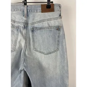 Madewell‎ Light Blue Wash The Perfect Summer Straight Leg Denim Jean Size 28 thumbnail 7