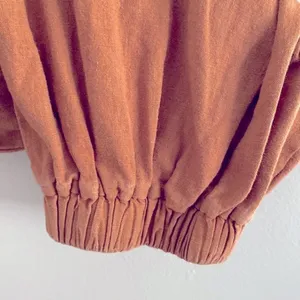 Free People Kirsten trouser rust/autumn leave linen pant thumbnail 5
