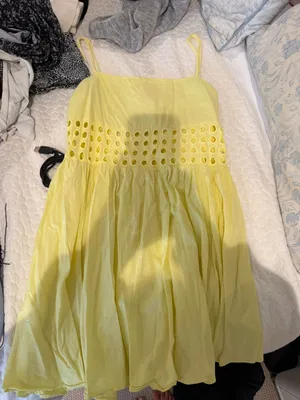 solid and stripe mini dress Multi Size L thumbnail 1