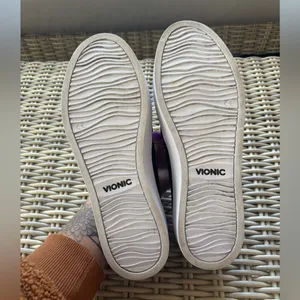 Vionic Black Suede Midi Slip On‎ Sneakers size 7.5 workwear athleisure classic thumbnail 7