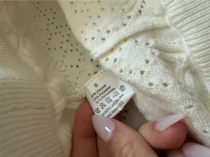 Cream ruffle shorts thumbnail 3