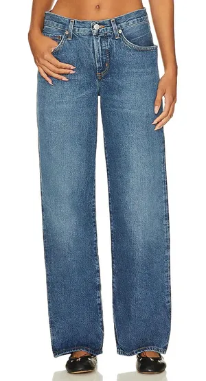 AGOLDE Fusion Wide Leg Jeans Ambition Wash thumbnail 1