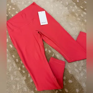 Lululemon NWT Align HR 25” Leggings Pink Lychee Size 10 High Rise Nulu thumbnail 7