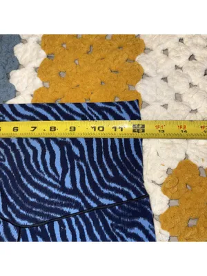 Aerie Blue and Black Zebra Print Leggings Woman’s Medium Stretchy Spandex Blend thumbnail 5
