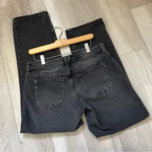 Free People Jeans low rise barrel womens Black (size 29) thumbnail 5