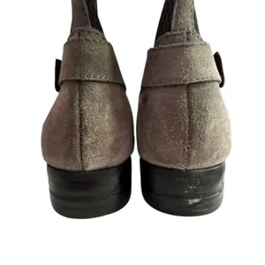 Born Womens Grey Suede Leather Strechy Slip On Riding Knee Boot sz 8 Equestrian thumbnail 5