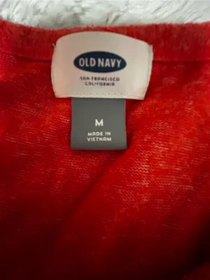 Old Navy Women’s Long Sleeve Crewneck Top — Bright Orange thumbnail 7