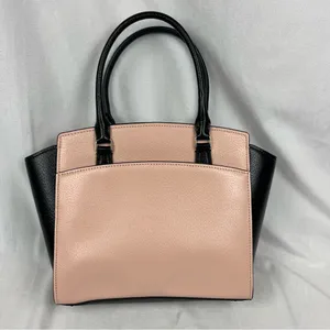 Kate Spade Jeanne Medium Leather Satchel Light Pink & Black - New w/o Tags thumbnail 2