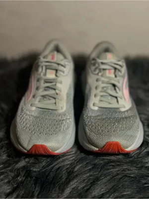 Brooks Adrenaline GTS 24 Women's Light Gray and Pink Running Sneakers Size 7.5 thumbnail 6