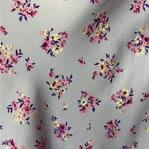 ZARA | EUC Lilac Floral Satin Slip with Pink Accents & Backless Tie (size XS) thumbnail 6