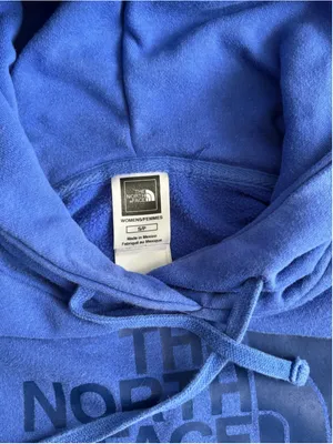 Women's The North Face Blue Pullover Hoodie Sweatshirt Size S thumbnail 4