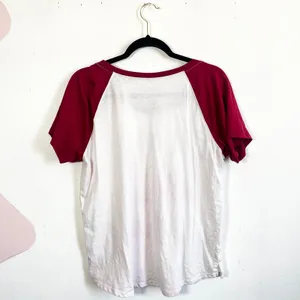 Women's Western Cowboy T-Shirt Sz Large Red Graphic Rodeo Summer‎ Tee thumbnail 2