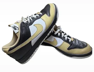 🌟 Custom Nike Dunk Low Unlocked "By You" Gold Hardware Women 10 | Men 8 thumbnail 2