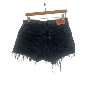 ✨LEVIS 501 Original Cutoff Black Sz 28 Shorts✨ thumbnail 8