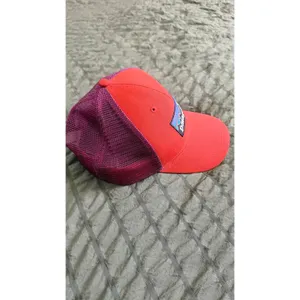 Patagonia Trucker Hat Logo Red Mesh Snapback Adjustable thumbnail 2