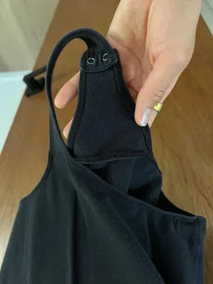 Super soft back cutout Abercrombie & Fitch black bodysuit thumbnail 10