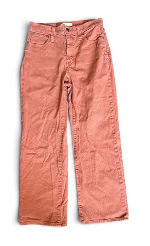 Madewell Women's High-Rise Straight Jeans - Terra Cotta size 28 thumbnail 1