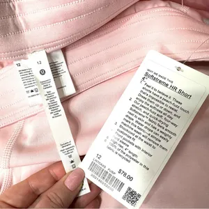 Lululemon Softstreme High Rise Short Flush Pink Casual Athletic Shorts 12 NWT thumbnail 10