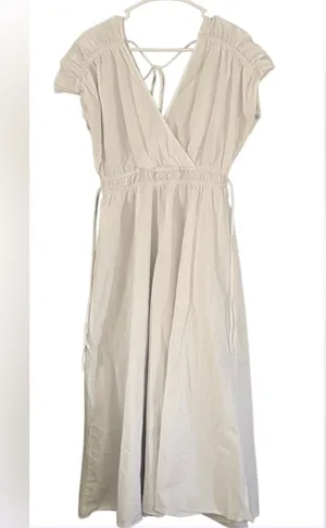 Zara Elegant White Maxi Dress thumbnail 1