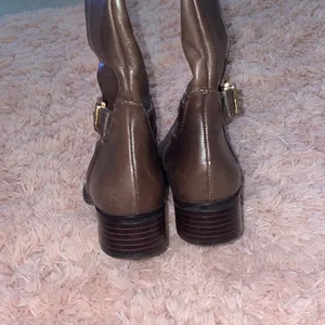 Banana Republic Brown Leather Zip Knee High Riding Boots thumbnail 6