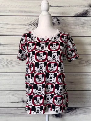 Parks Mickey Mouse Patterned T-shirt thumbnail 1
