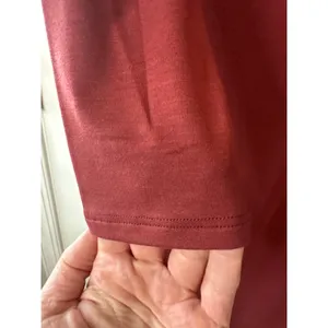Reformation Tommie Knit Maxi‎ Dress NWT Wine Red Long Sleeve M thumbnail 6
