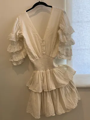 white 100% cotton Size XS thumbnail 1
