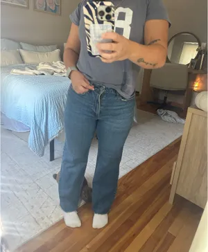 Abercrombie High-Rise 90s Relaxed Curve Love thumbnail 2