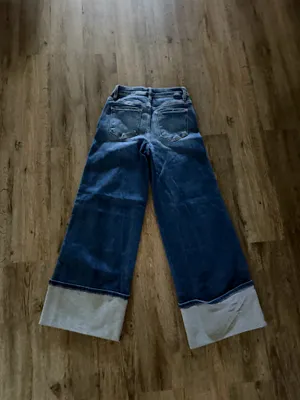NEVER WORN WIDE LEG JEANS Blue Size 0 thumbnail 3