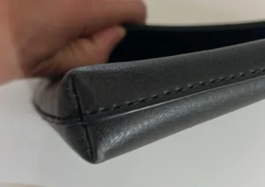 Matt and Natt Envelope Vegan Clutch Bag Missing Strap in Black thumbnail 6