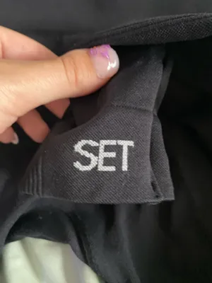 Set Active black leggings ribbed thumbnail 5