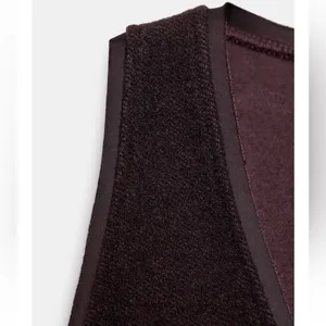 Zara NWT thick knit sleeveless brown top thumbnail 10