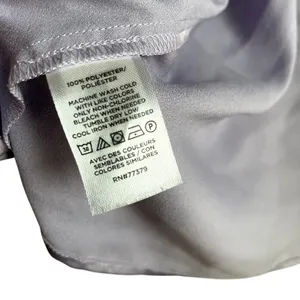 Ann Taylor lilac purple satin long sleeved button down shirt women's size S‎ thumbnail 4