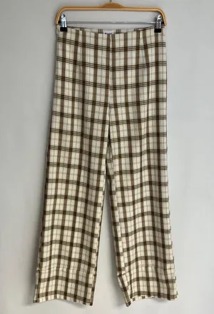Princess Polly Plaid Straight Leg Pants NWOT thumbnail 1