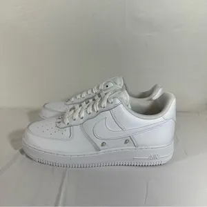 Nike NEW Women's Air Force 1 ‘07 SE Pearl White Shoe Size 8.5 #B1454 thumbnail 4