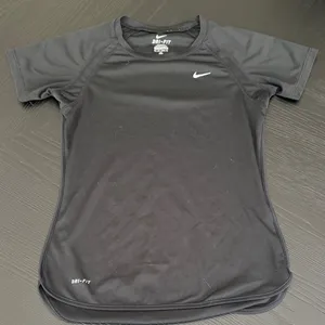 Nike Black Women's Dri-FIT Short Sleeve Athletic Tee thumbnail 1