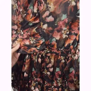 NWT Misa Los Angeles Jolene Libra Fleur Chiffon Mini Dress Size Small thumbnail 8