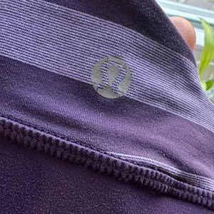Lululemon Striped purple Women's Sport Top thumbnail 4